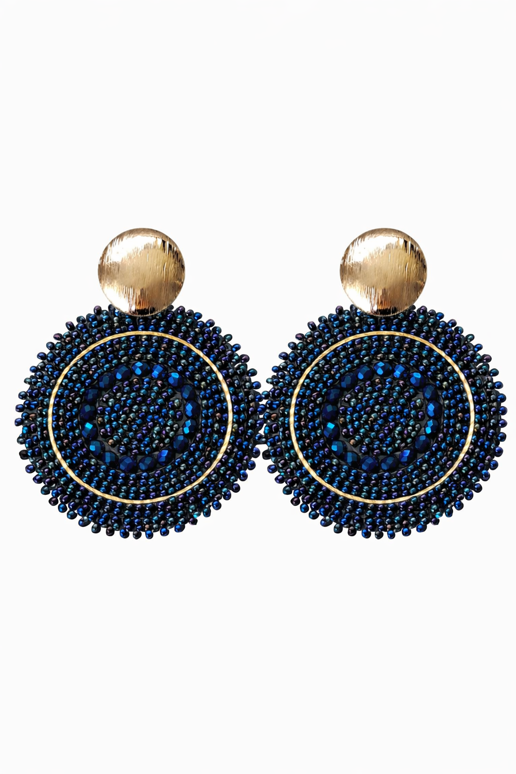 Midnight Halo Statement Earrings
